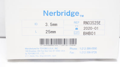 Toyobo RN03525E A Conducit for Peripheral Nerve Regeneration Nerbridge (x)